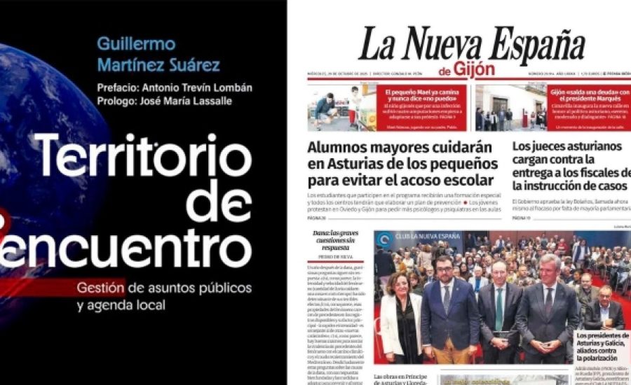 Guillermo Martínez, director general de Acento, presenta ‘Territorio de encuentro’ un alegato por el diálogo y la cooperación política